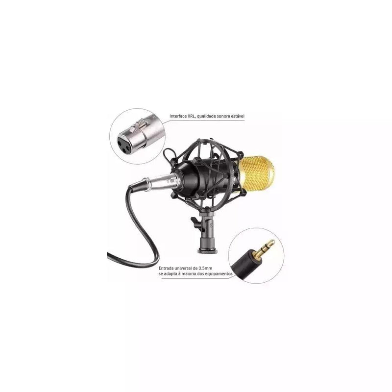 Microfone Profissional - Bm800 - Loja Americk